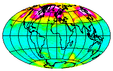 Ozone Field of 24 March 2014
