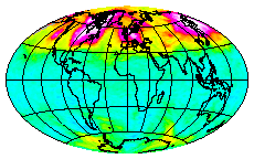 Ozone Field of 25 March 2014