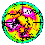 Ozone Field of 25 March 2014
