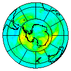Ozone Field of 25 March 2014