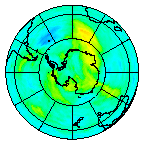 Ozone Field of 31 March 2014
