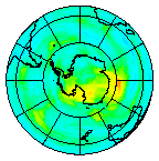 Ozone Field of 03 April 2014