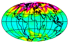 Ozone Field of 08 April 2014