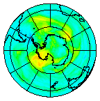 Ozone Field of 08 April 2014