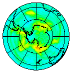 Ozone Field of 11 April 2014