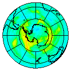 Ozone Field of 13 April 2014