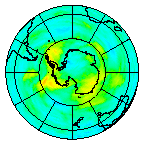 Ozone Field of 14 April 2014