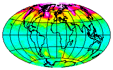 Ozone Field of 22 April 2014