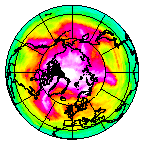 Ozone Field of 22 April 2014