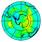 Ozone Field of 23 April 2014