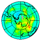 Ozone Field of 25 April 2014