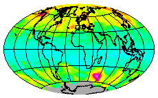 Ozone Field of 21 June 2014
