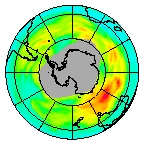 Ozone Field of 25 June 2014