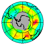 Ozone Field of 30 June 2014
