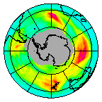 Ozone Field of 03 July 2014