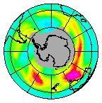 Ozone Field of 08 July 2014