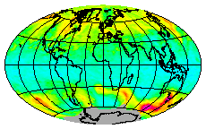 Ozone Field of 09 July 2014