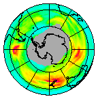 Ozone Field of 13 July 2014