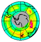 Ozone Field of 14 July 2014