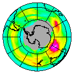 Ozone Field of 15 July 2014