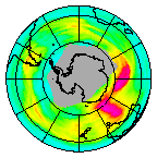 Ozone Field of 16 July 2014