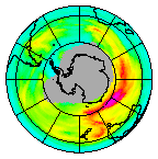Ozone Field of 18 July 2014