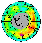 Ozone Field of 21 July 2014