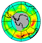 Ozone Field of 24 July 2014