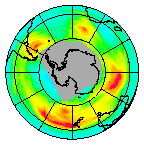 Ozone Field of 25 July 2014