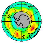 Ozone Field of 27 July 2014