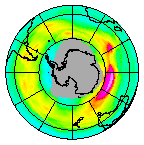 Ozone Field of 29 July 2014