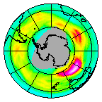 Ozone Field of 30 July 2014