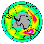 Ozone Field of 31 July 2014