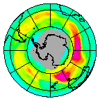 Ozone Field of 01 August 2014