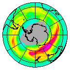 Ozone Field of 03 August 2014
