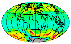 Ozone Field of 09 August 2014