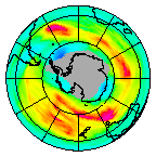 Ozone Field of 09 August 2014