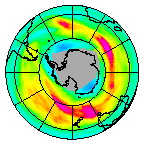 Ozone Field of 10 August 2014