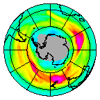 Ozone Field of 11 August 2014