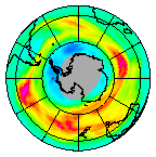 Ozone Field of 18 August 2014