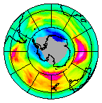 Ozone Field of 20 August 2014