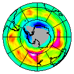 Ozone Field of 21 August 2014