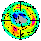 Ozone Field of 24 August 2014
