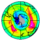 Ozone Field of 29 August 2014