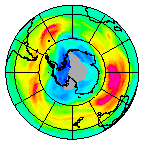 Ozone Field of 31 August 2014