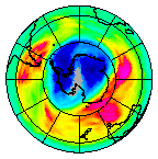 Ozone Field of 10 September 2014