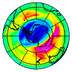 Ozone Field of 12 September 2014