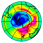 Ozone Field of 13 September 2014