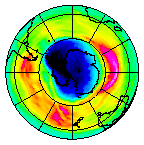 Ozone Field of 22 September 2014