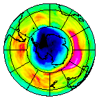Ozone Field of 23 September 2014